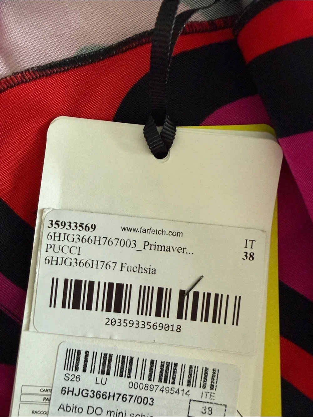 PUCCI Printed Jersey Satin Dress - Picture 6 of 9